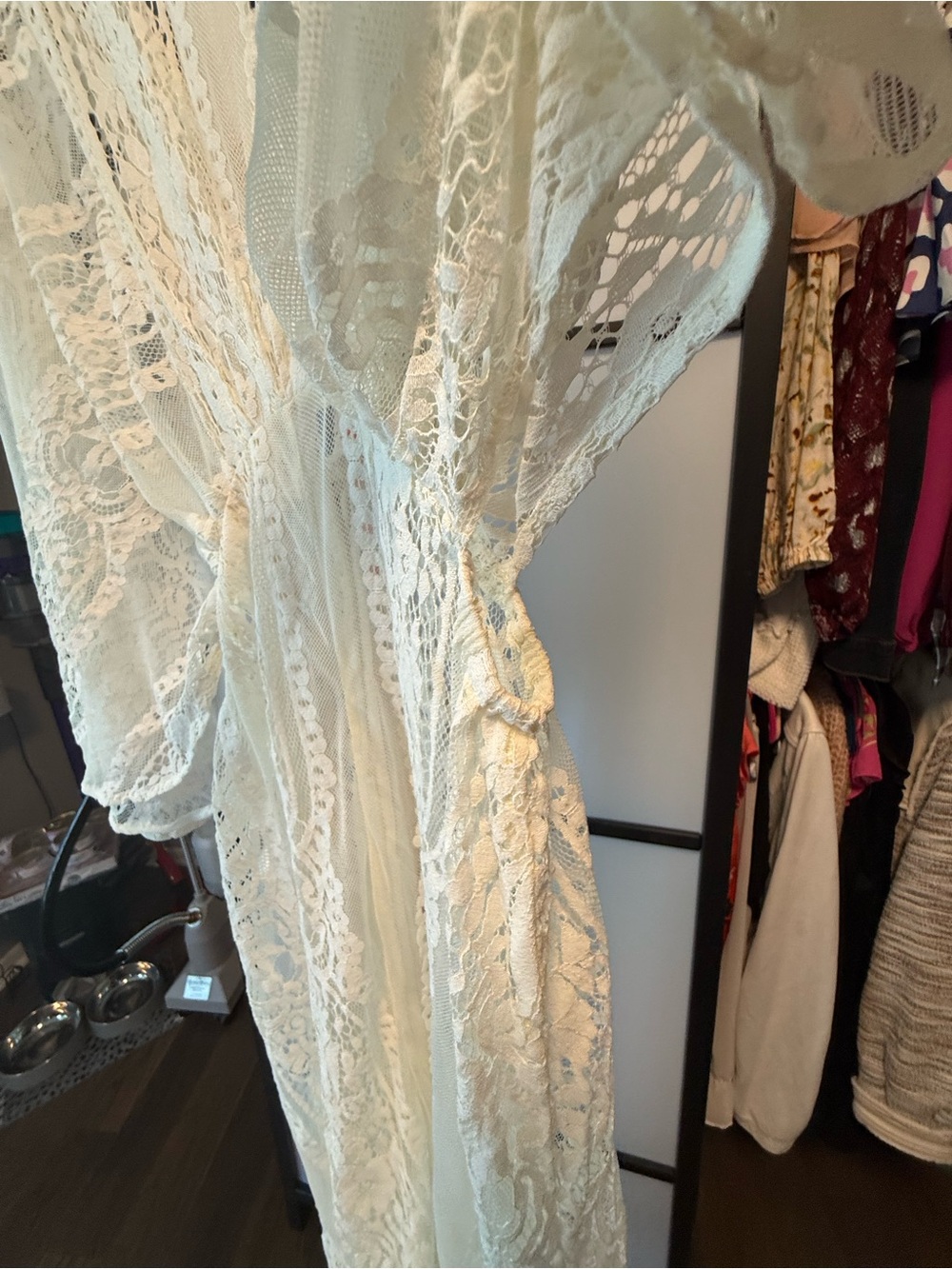 Band of the Free Lace Duster Kimono Cover-Up | NWT | Size Small | Boho Festival - Picture 13 of 13